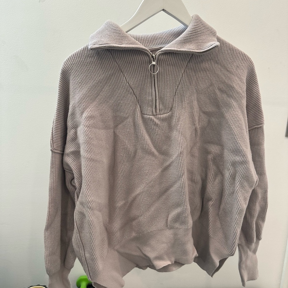 Cozy Ribbed Half-Zip Sweater